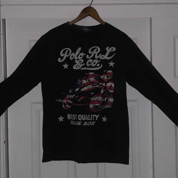 Boys Polo long sleeve graphic tee - Picture 1 of 3